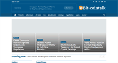 Desktop Screenshot of bit-cointalk.com